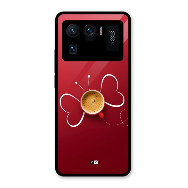 Flying Tea Glass Back Case for Mi 11 Ultra