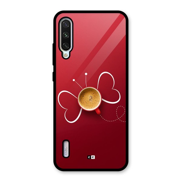 Flying Tea Glass Back Case for Mi A3