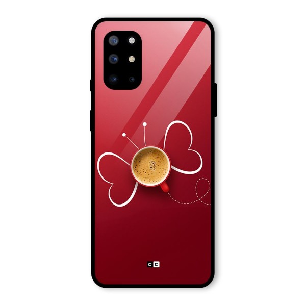 Flying Tea Glass Back Case for OnePlus 8T