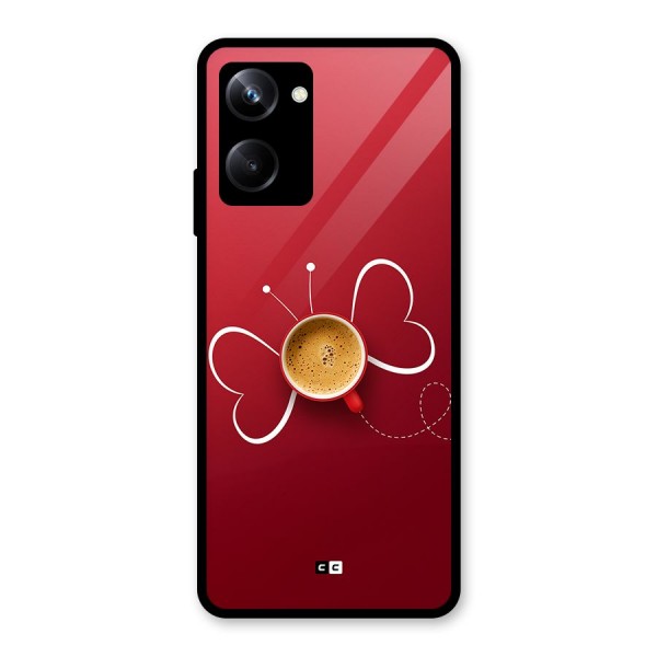 Flying Tea Glass Back Case for Realme 10 Pro