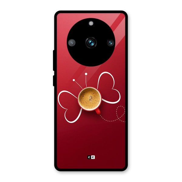 Flying Tea Glass Back Case for Realme 11 Pro