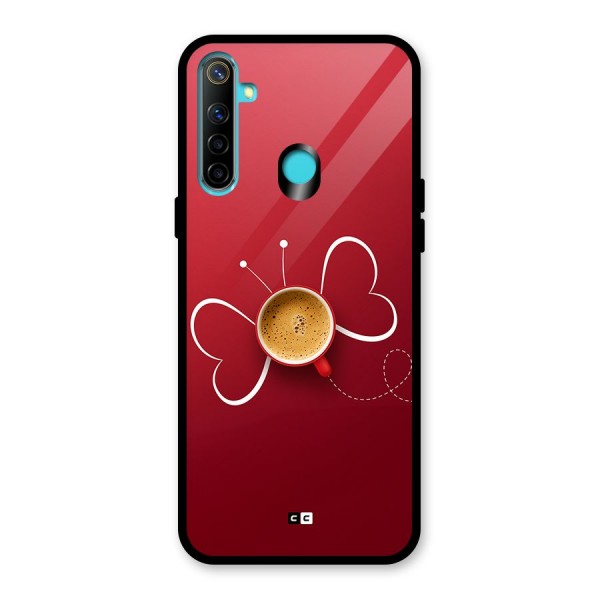 Flying Tea Glass Back Case for Realme 5