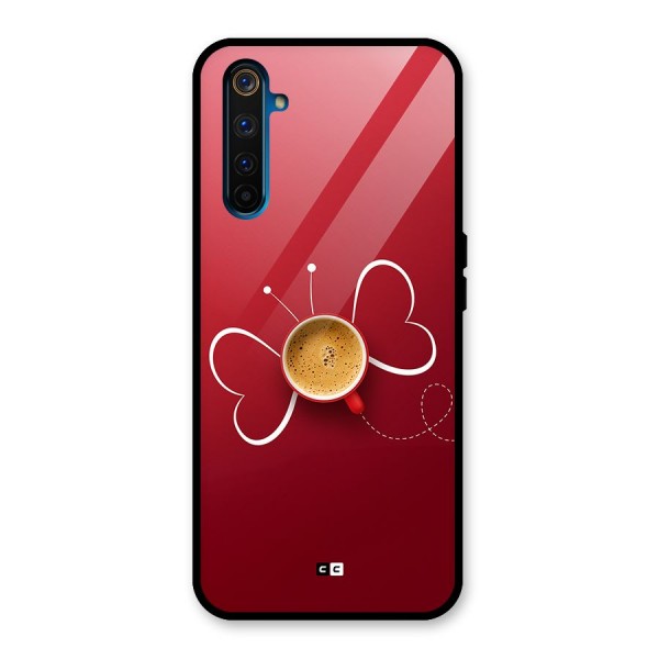 Flying Tea Glass Back Case for Realme 6 Pro