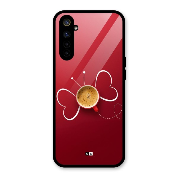 Flying Tea Glass Back Case for Realme 6i