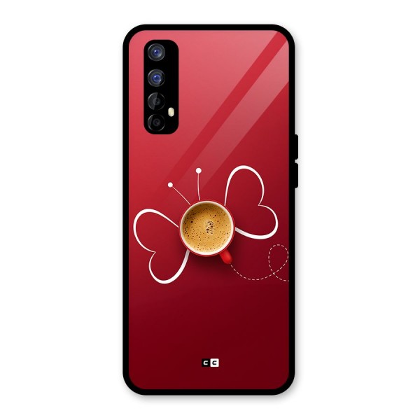 Flying Tea Glass Back Case for Realme 7