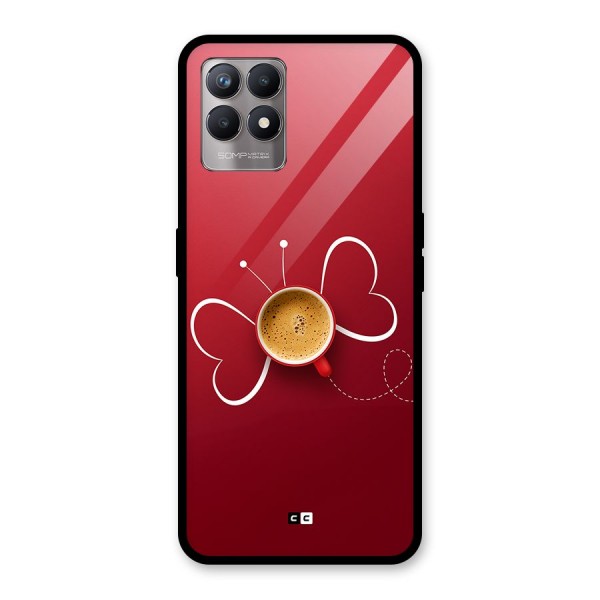 Flying Tea Glass Back Case for Realme 8i