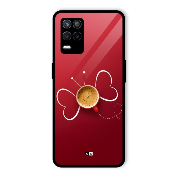 Flying Tea Glass Back Case for Realme 9 5G