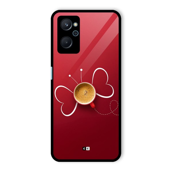 Flying Tea Glass Back Case for Realme 9i