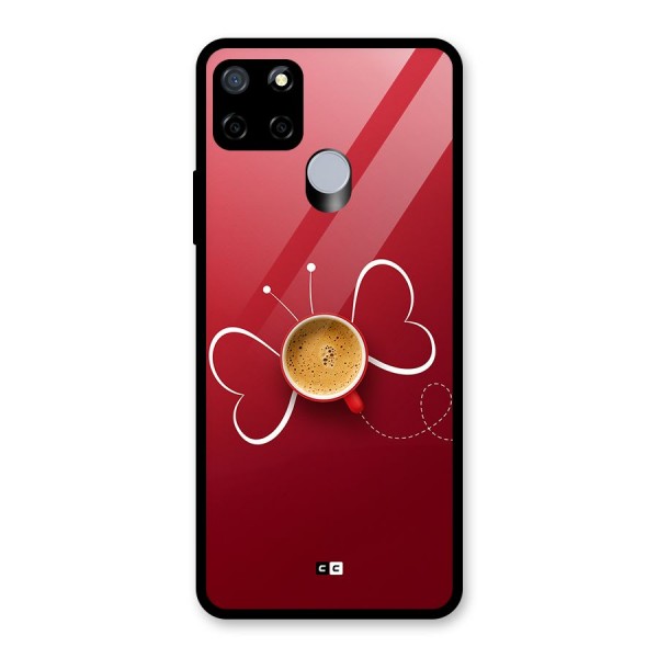 Flying Tea Glass Back Case for Realme C15