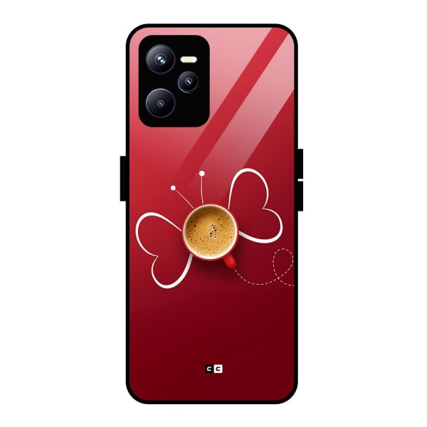 Flying Tea Glass Back Case for Realme C35