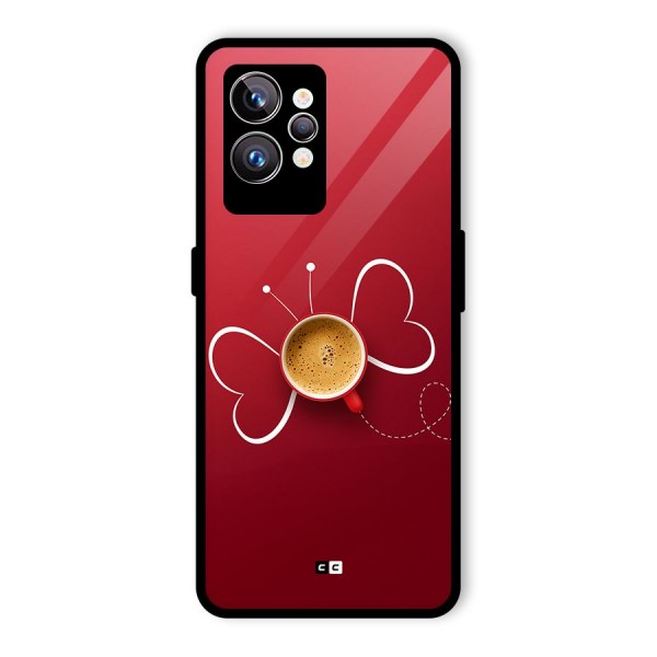 Flying Tea Glass Back Case for Realme GT2 Pro