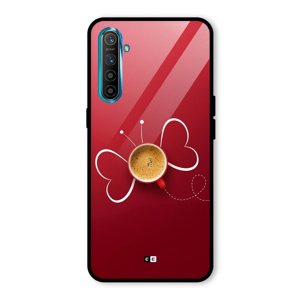 Flying Tea Glass Back Case for Realme X2