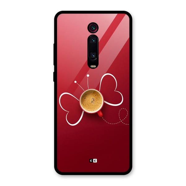 Flying Tea Glass Back Case for Redmi K20 Pro