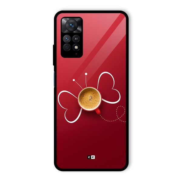 Flying Tea Glass Back Case for Redmi Note 11 Pro