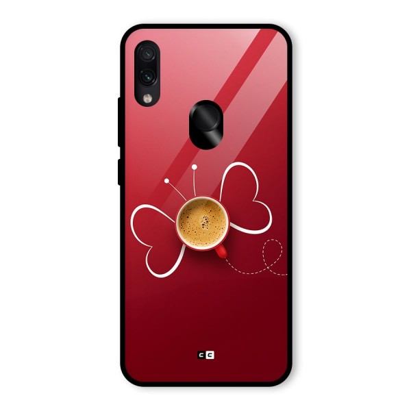 Flying Tea Glass Back Case for Redmi Note 7S
