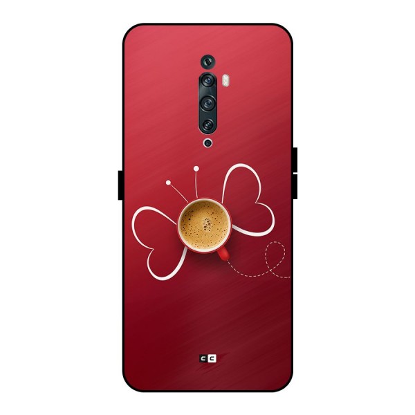 Flying Tea Metal Back Case for Oppo Reno2 Z