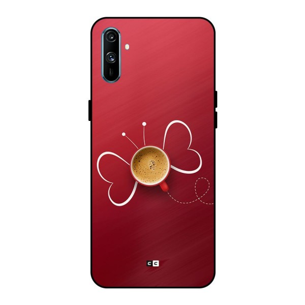 Flying Tea Metal Back Case for Realme C3