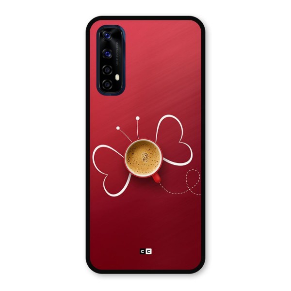 Flying Tea Metal Back Case for Realme Narzo 20 Pro