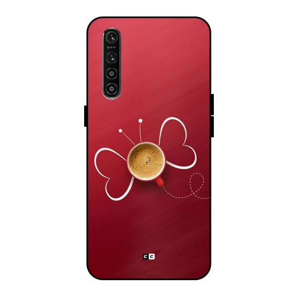 Flying Tea Metal Back Case for Realme XT