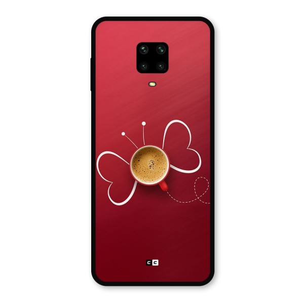 Flying Tea Metal Back Case for Redmi Note 10 Lite