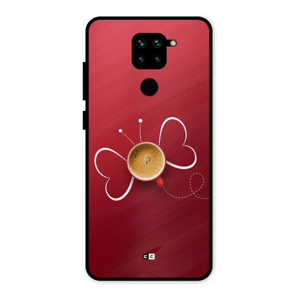 Flying Tea Metal Back Case for Redmi Note 9