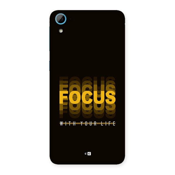 Focus Life Back Case for Desire 826