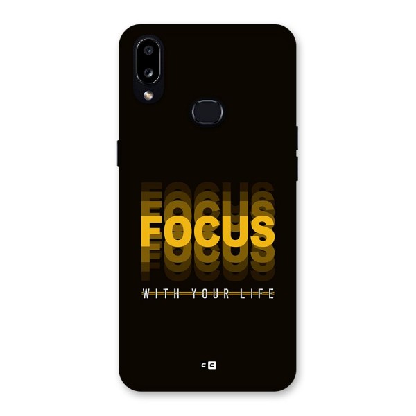 Focus Life Back Case for Galaxy A10s