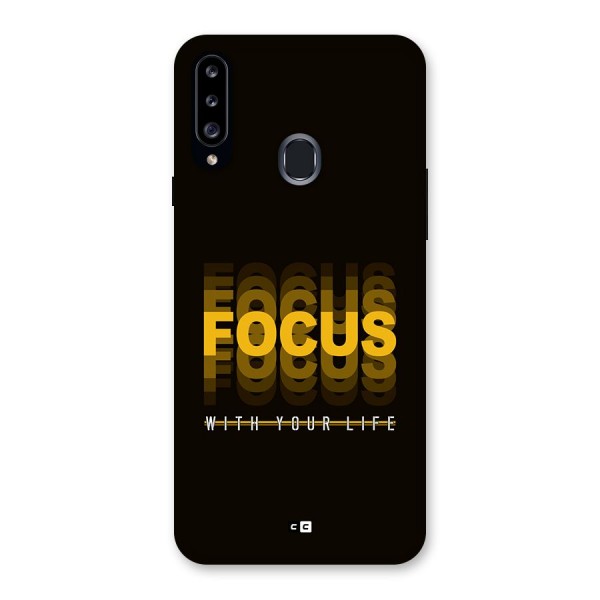 Focus Life Back Case for Galaxy A20s