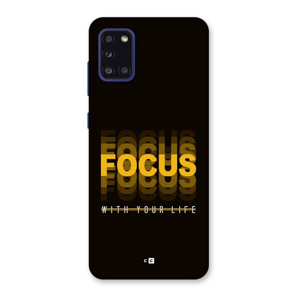 Focus Life Back Case for Galaxy A31