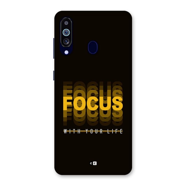 Focus Life Back Case for Galaxy A60