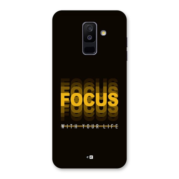 Focus Life Back Case for Galaxy A6 Plus