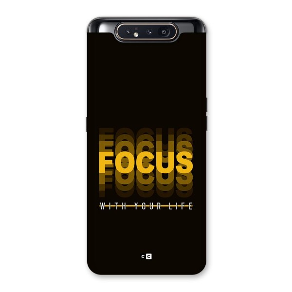 Focus Life Back Case for Galaxy A80