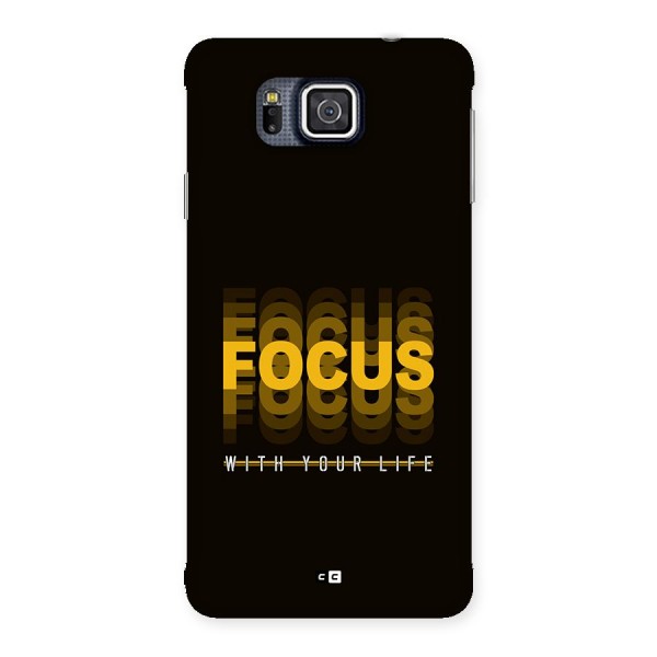 Focus Life Back Case for Galaxy Alpha