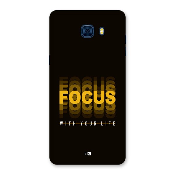 Focus Life Back Case for Galaxy C7 Pro