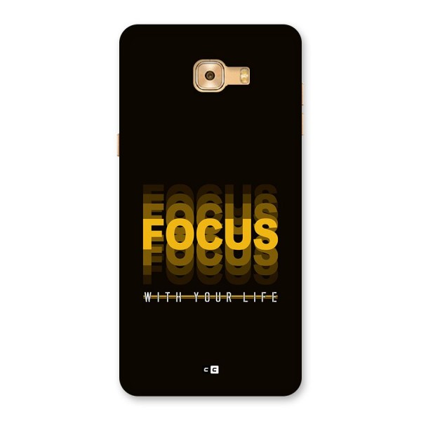 Focus Life Back Case for Galaxy C9 Pro