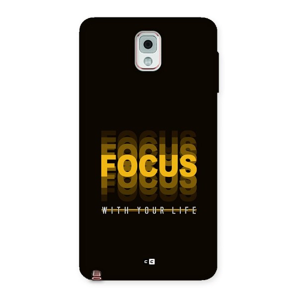 Focus Life Back Case for Galaxy Note 3