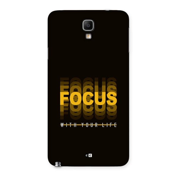 Focus Life Back Case for Galaxy Note 3 Neo