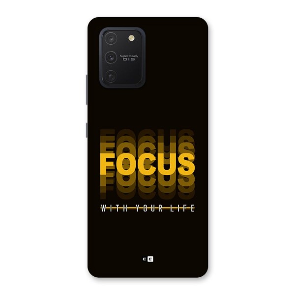 Focus Life Back Case for Galaxy S10 Lite