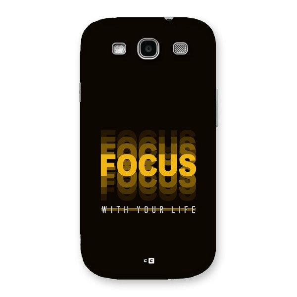 Focus Life Back Case for Galaxy S3