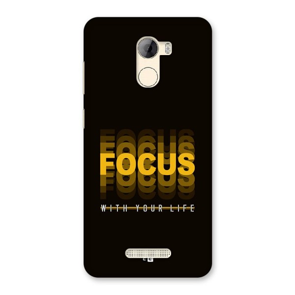 Focus Life Back Case for Gionee A1 LIte