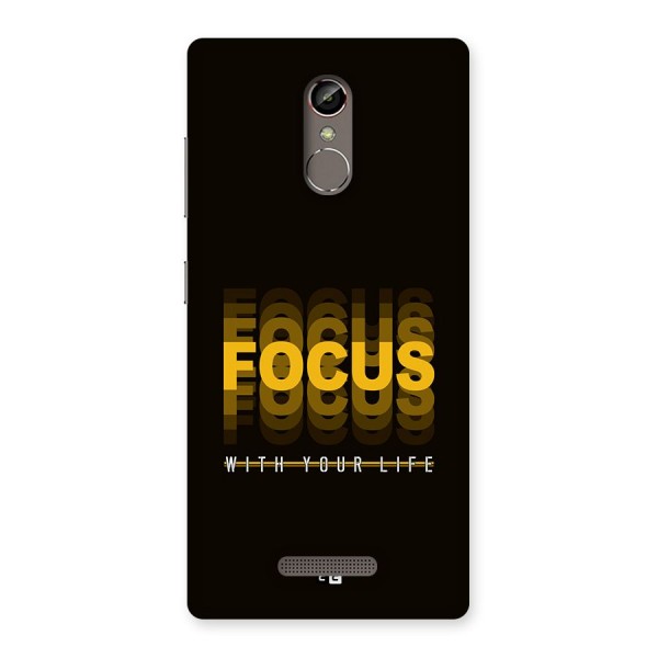 Focus Life Back Case for Gionee S6s