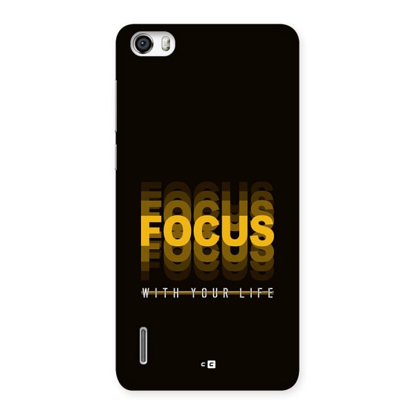 Focus Life Back Case for Honor 6