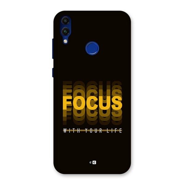 Focus Life Back Case for Honor 8C