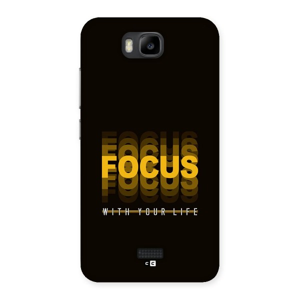 Focus Life Back Case for Honor Bee