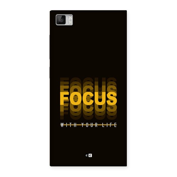 Focus Life Back Case for Mi3