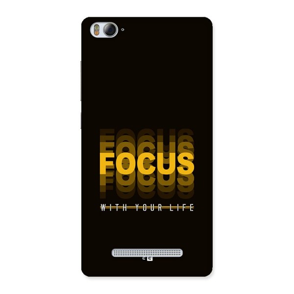 Focus Life Back Case for Mi4i