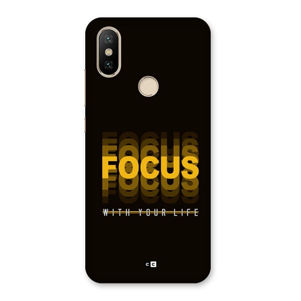 Focus Life Back Case for Mi A2