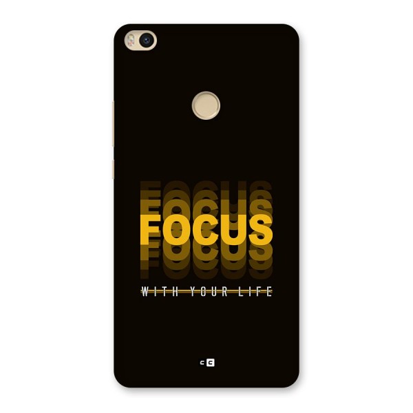 Focus Life Back Case for Mi Max 2