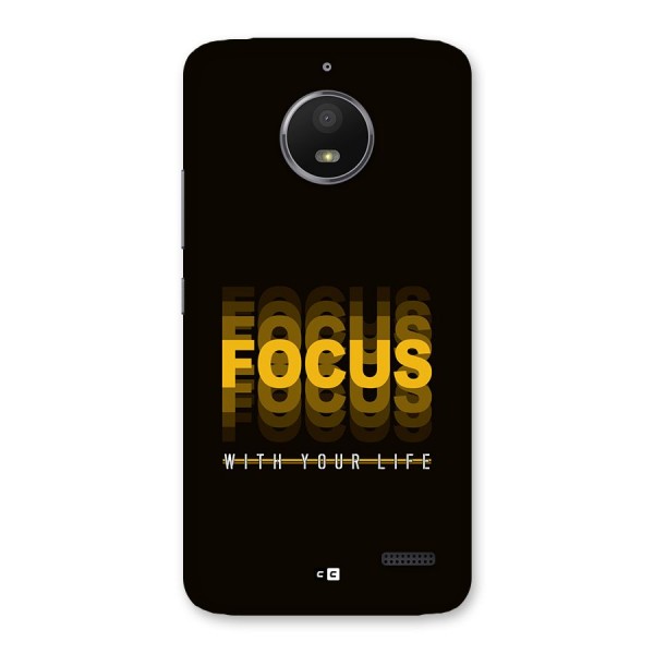 Focus Life Back Case for Moto E4