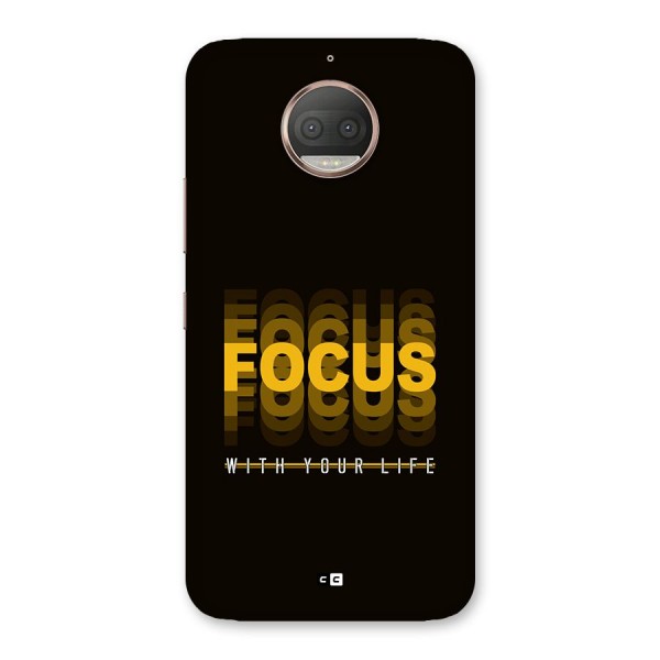 Focus Life Back Case for Moto G5s Plus